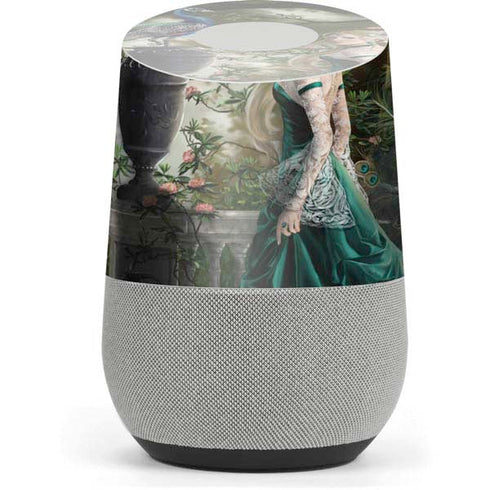 Woman with Peacocks by Nene Thomas Google Home Skin
